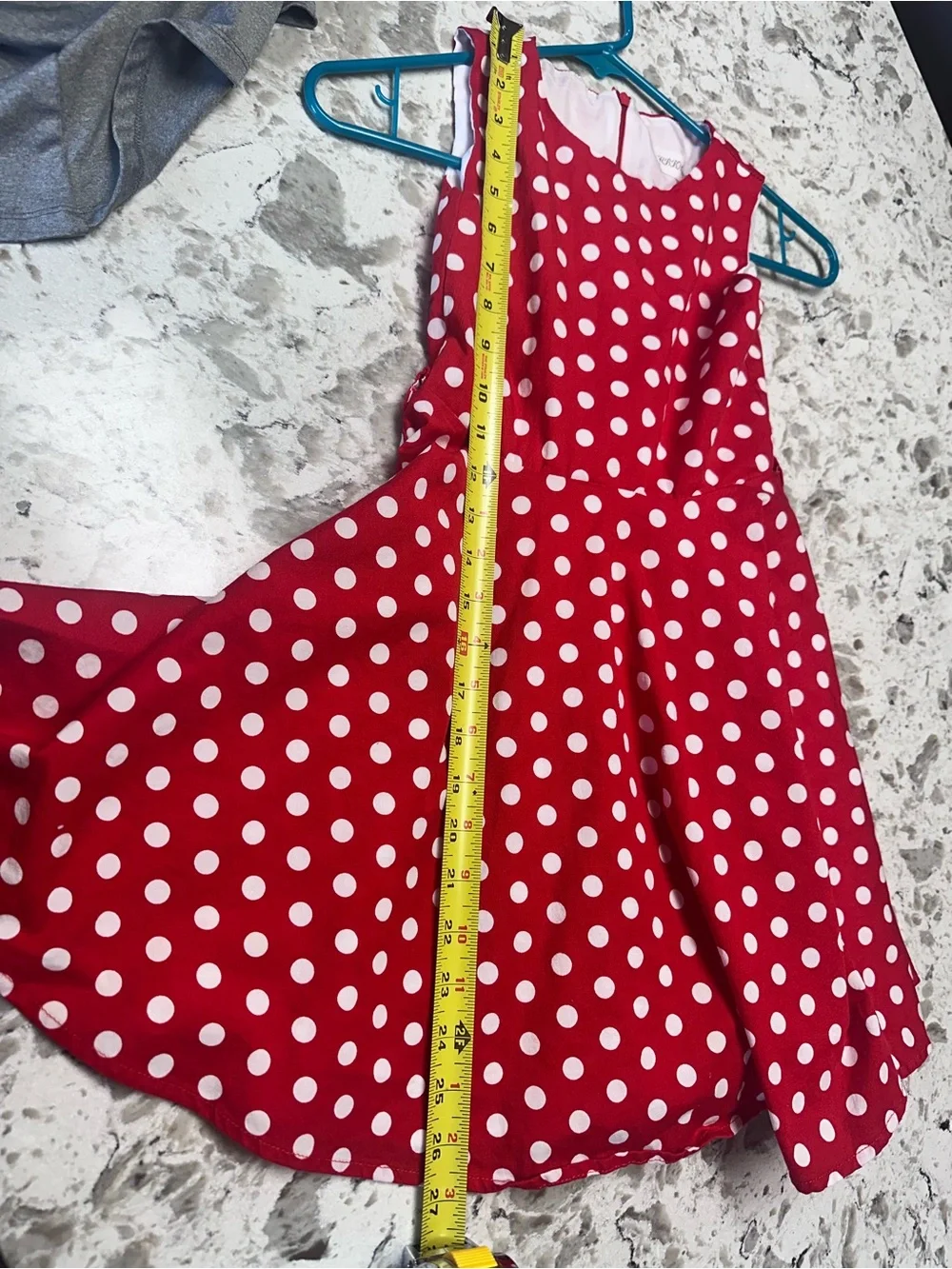 Vintage/Retro Red polka dot dress